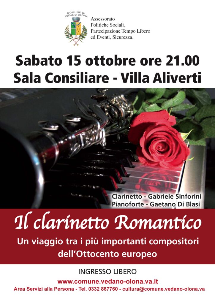 CONCERTO: “Il clarinetto Romantico”
