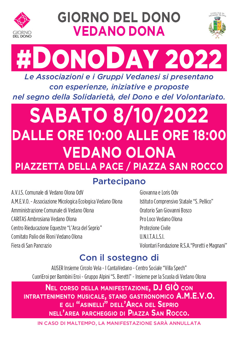 #DONO DAY 2022: VEDANO DONA.